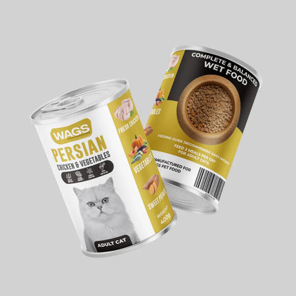 WAGS Cat WAGS Adult Perisn Chicken with Vegetables Pate 400g