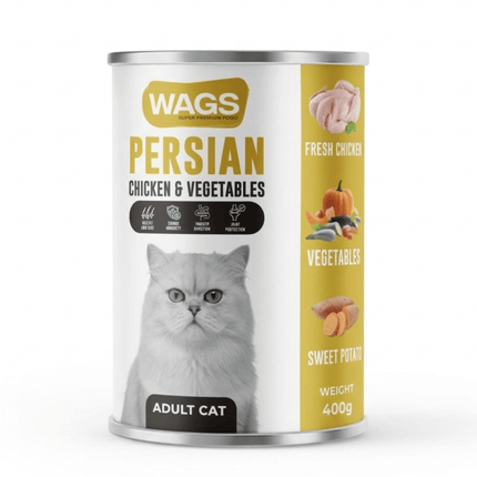 WAGS Cat WAGS Adult Perisn Chicken with Vegetables Pate 400g