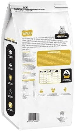WAGS Cat WAGS Chicken and Duck Cat dry Food for Persian Adult 400g
