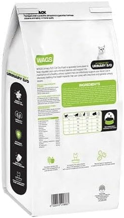 WAGS Cat WAGS Chicken and Duck Cat Dry Food Urinary S/O 2Kg