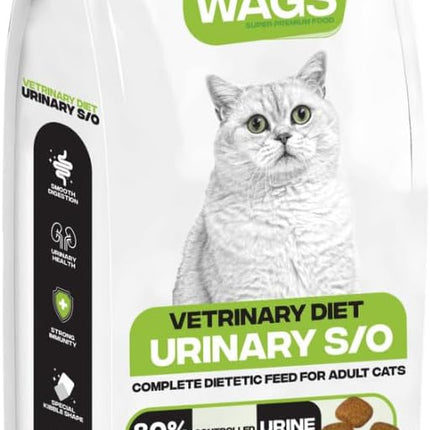 WAGS Cat WAGS Chicken and Duck Cat Dry Food Urinary S/O 2Kg