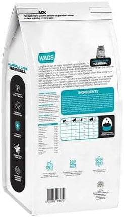 WAGS Cat WAGS Chicken and Duck Hairball Cat Dry food 2 Kg