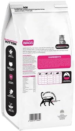WAGS Cat WAGS Chicken and Duck Persian Kitten Cat Dry Food 2kg