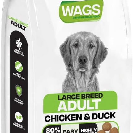 WAGS Dog WAGS Chicken and Duck Dog dry food for Large Breed Adult 4Kg