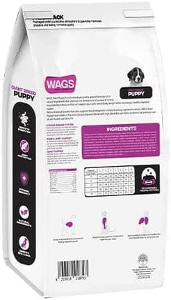 WAGS Dog WAGS Chicken and Duck Dog Dry Food Giant Breed Puppy 4Kg