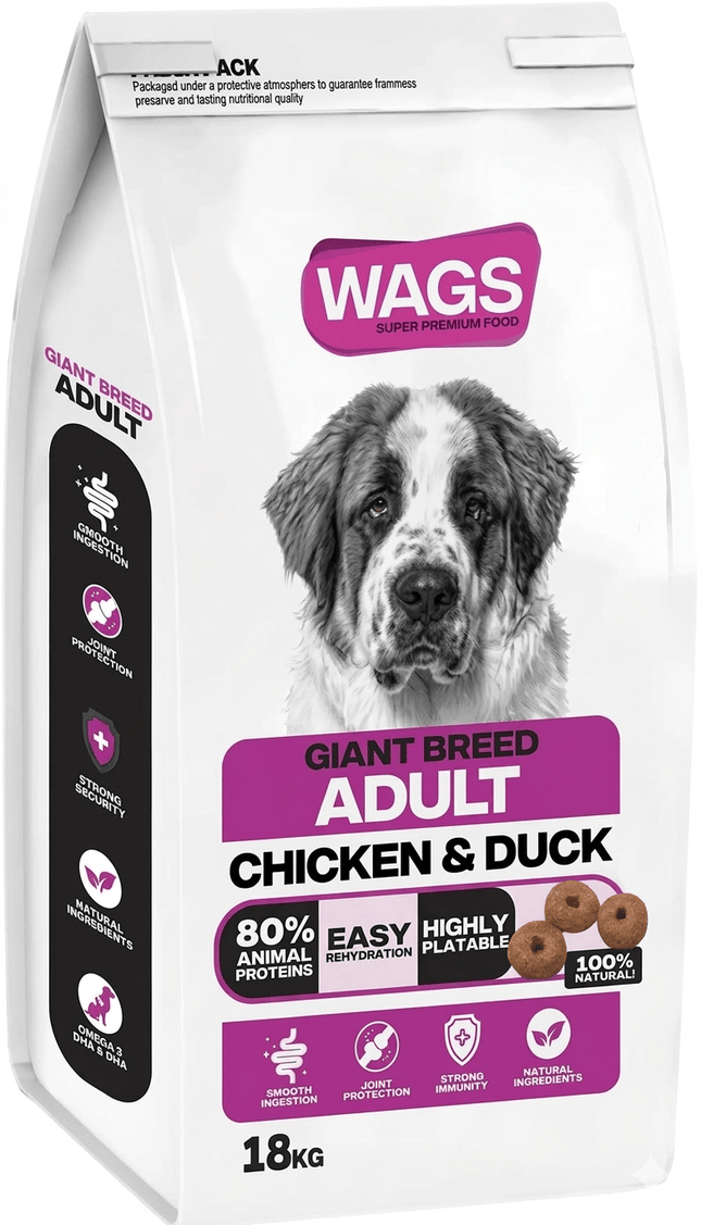WAGS Dog Wags Dry Food for Giant Breed Adult 18 Kg