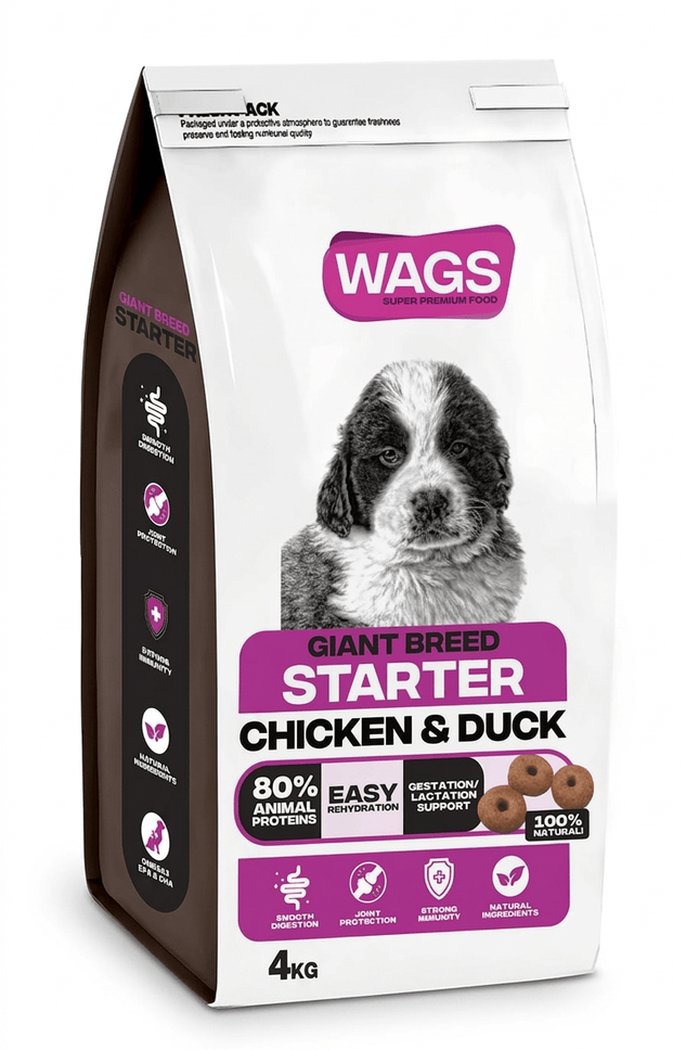 WAGS Dog WAGS Dry food For Giant Breed Starter 4kg