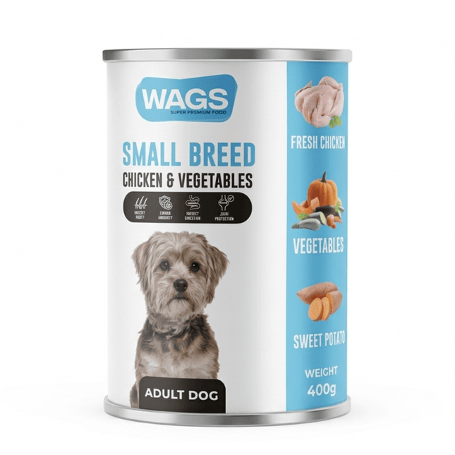 WAGS Dog WAGS Small Breed Dog Chicken with Vegetables Pate 400g