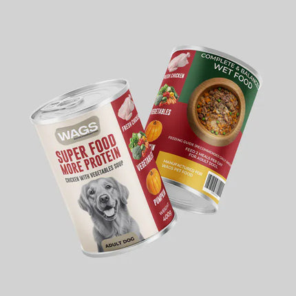 WAGS Dog WAGS Super Food Adult Dogs Chicken with Vegetables And Soup 400g