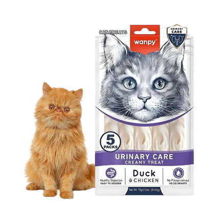 Wanpy Cat Wanpy Cat Urinary Care Treats Creamy Duck And Chicken 5 pcs