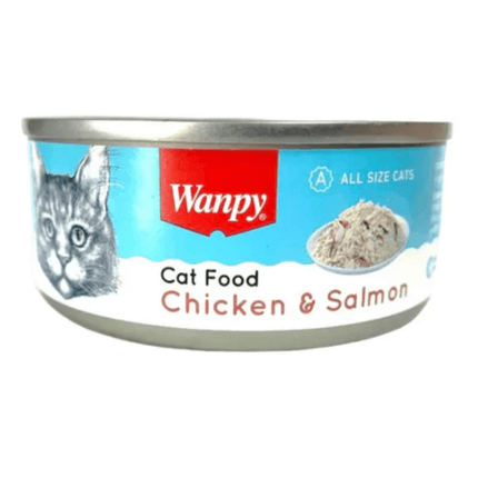 Wanpy cat Wanpy Cat Wet Food Chicken & Salmon – 95g