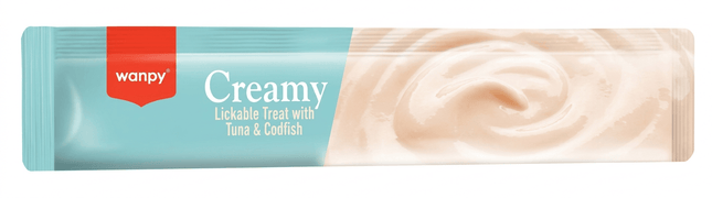 Wanpy Cat Wanpy Creamy Lickable Cat Treats Tuna And Codfish 14g