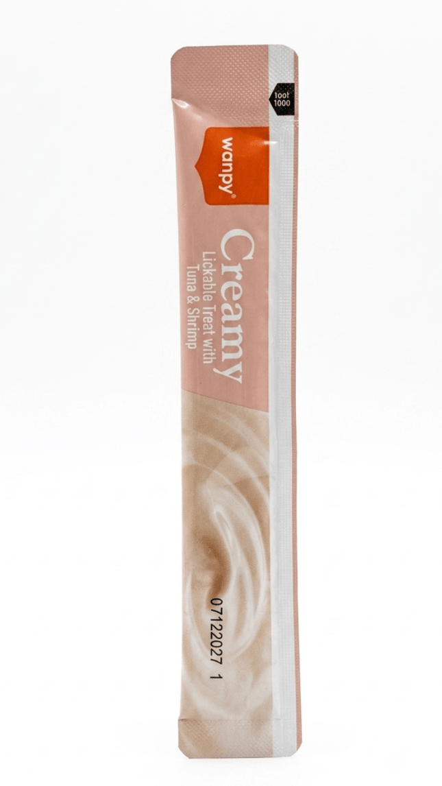 Wanpy Cat Wanpy Creamy Lickable Cat Treats Tuna And Shrimp 14g