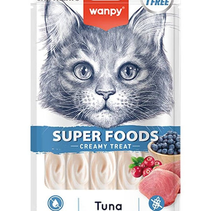 Wanpy Cat WANPY Creamy Treat For Cats Tuna Super Berries 5 in 14g