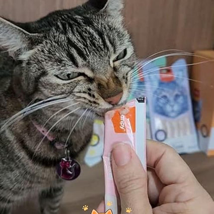 Wanpy Cat Wanpy Creamy Treat Tuna And Shrimp 24 Pieces