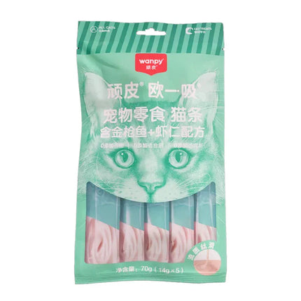 Wanpy Cat Wanpy Creamy Treat With Tuna And Shrimp 5 in 14 gr