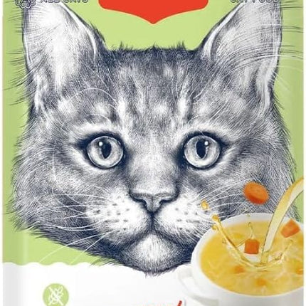 Wanpy cat Wanpy Grain-Free Meat Broth Chicken with Pumpkin And Carrot for Cats 50g
