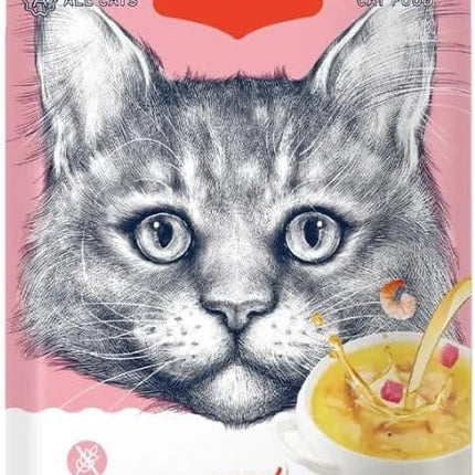 Wanpy cat Wanpy Grain-Free Meat Broth Tuna And Shrimp for Cats 50g
