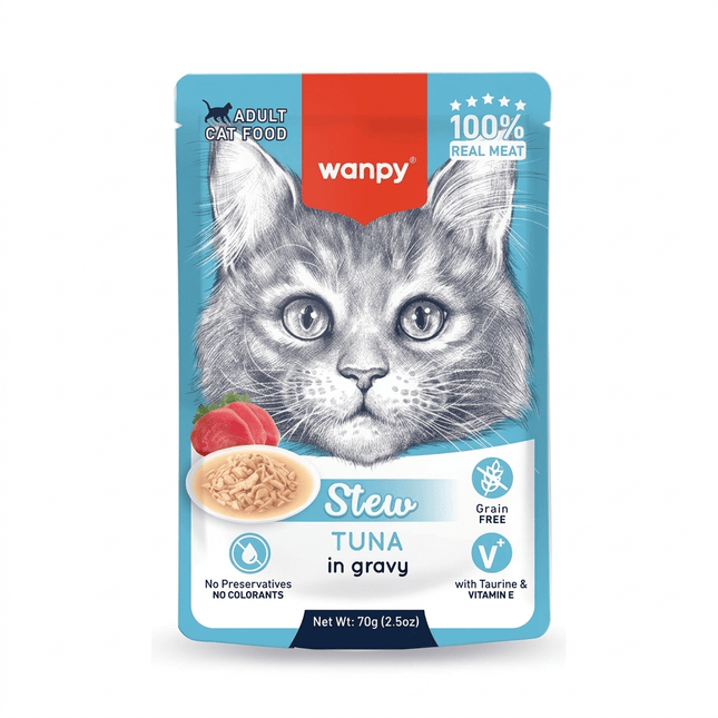 Wanpy cat Wanpy Stew Pouch  Tuna in Gravy Adult Food 70 g