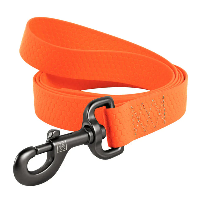WAUDOG Dog Wau Dog Large-2XL Orange Waterproof Dog Leash
