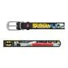 WAUDOG Dog Waudog Design Dog Collar Batman Black Collection Adjustable Durable Collar Size 44-68 Cm