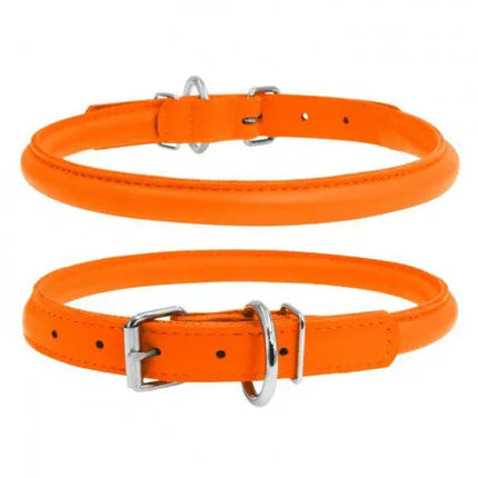 WAUDOG Dog WAUDOG Glamour Round Dog Collar Orange 53-61 cm 13 mm