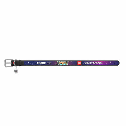 WAUDOG Dog WAUDOG L Design pattern dog collar with QR passport 38 to 49 in 2.5 cm