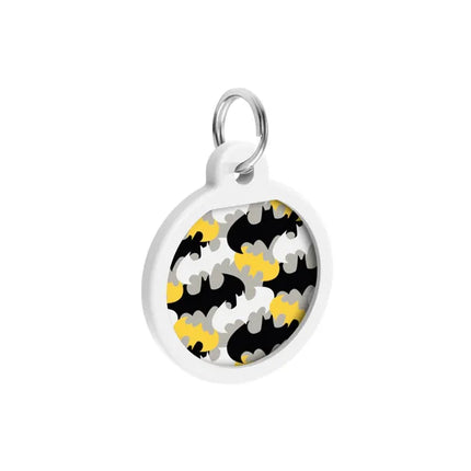 WAUDOG Dog WAUDOG Smart ID QR Pet Tag Batman Round Pattern 25 mm