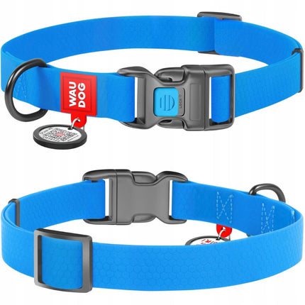 WAUDOG Dog WAUDOG Waterproof Dog Collar Plastic Size L 25 mm 31-49 cm Blue