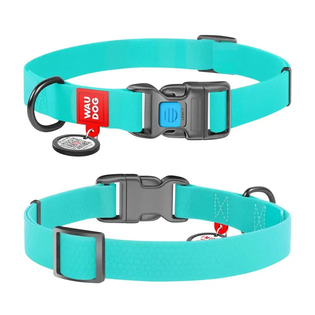 WAUDOG Dog WAUDOG Waterproof Dog Collar Plastic Size L  25 mm / 31-49 cm Menthol