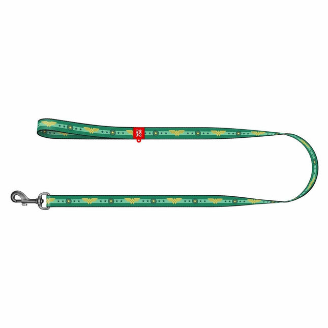 WAUDOG Dog WauDog Wonder Woman Print Dog Leash 122 in 2 cm