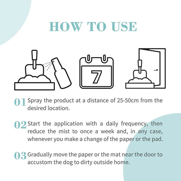 Bioline Toilet Training Spray for Puppies 120 ml