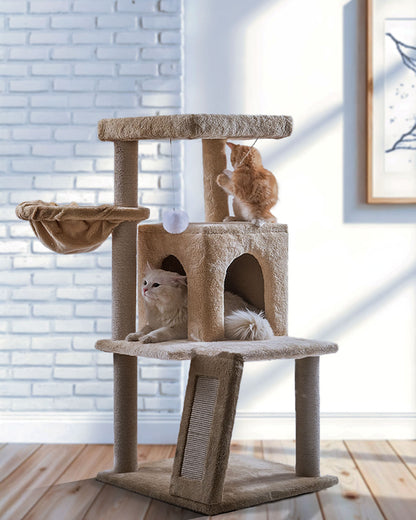 Cat Tree Platform With Indoor Scratches And Posts medium
