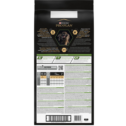 Purina Pro Plan Healthy Dry Food with Chicken for Dogs Up to 2 Years 12 kg