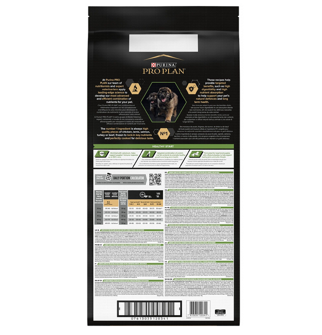 Purina Pro Plan Healthy Dry Food with Chicken for Dogs Up to 2 Years 12 kg