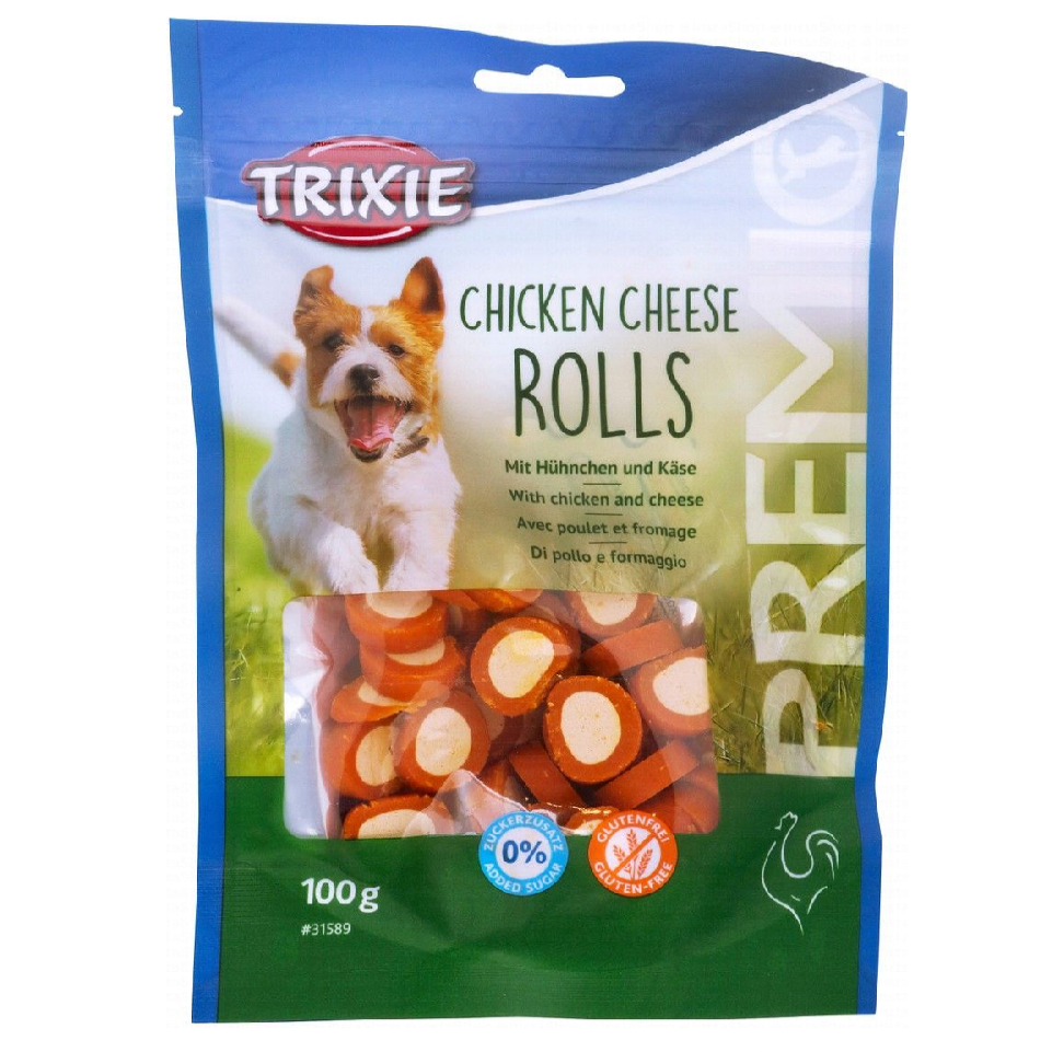 Trixie Premio Roll Dog Treats with Chicken and Cheese 100 gr