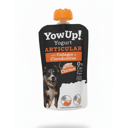 YOWUP Dog Yowup Joint Health Dog Yogurt Pouch Chondroprotectors and Collagen Supports Mobility 115g