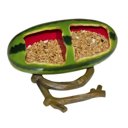 Ziggy Pupps Bird Bird Feeder Bowl Watermelon Bird Feeder Indoor