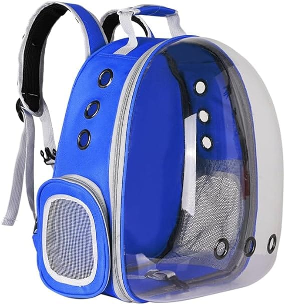 Ziggy Pupps Cat Back Bag For Cat blue