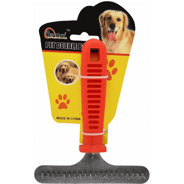 Ziggy Pupps Cat Bomei Red Double Pet Rake Brush