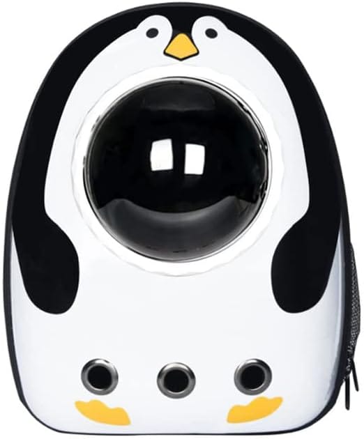 Ziggy Pupps Cat Breathable Pet Carrier Backpack for Travel and Outdoors Penguin Designed