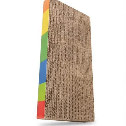 Ziggy Pupps Cat Cardboard Cat Scratch Pad Patterned Side Claw Scratching Post