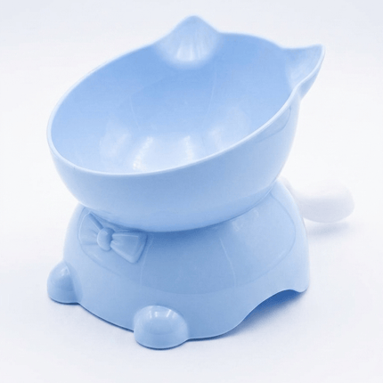 Ziggy Pupps Cat Cat bowl Made of lightweight plastic Size Small Mint Baby Blue