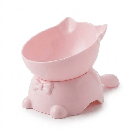 Ziggy Pupps Cat Cat bowl Made of lightweight plastic Size Small Mint Baby Pink