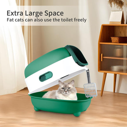 Ziggy Pupps Cat Cat Litter Box for Cats Easy to Clean Size  56× 39 × 40cm