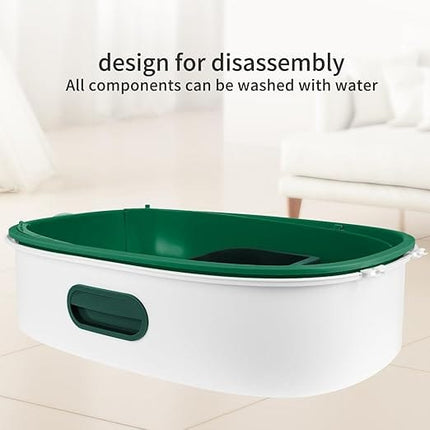 Ziggy Pupps Cat Cat Litter Box for Cats Easy to Clean Size  56× 39 × 40cm