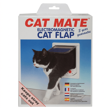Ziggy Pupps Cat Cat Mate Electromangnetic Cat Flap  Size 195mm×242mm 3Year Guarantee