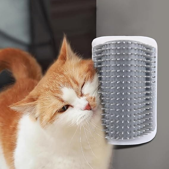 Ziggy Pupps Cat Cat Self Groomer Wall Corner Massage Brush