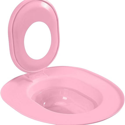 Ziggy Pupps Cat Cat Toilet Training System Reusable Litter Box Trainer and Potty Training Seat for Cats and Kittens Pink