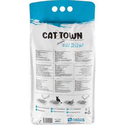 Ziggy Pupps Cat Cat Town White Bentonite Clumping Cat Litter Marseille soap Scent 5 L